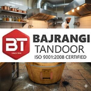 CT5 - Copper Hammered charcoal Tandoor