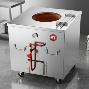 Stainless Steel Extra Large Square Gas Tandoor