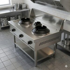 Commercial Kitchen Single, Double and Three Burner Range