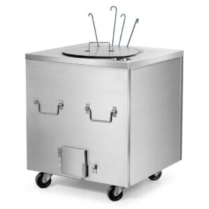 Stainless Steel Medium Square Charcoal Tandoor